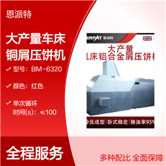 BM-6320恩派特大产量车床铜屑压饼机