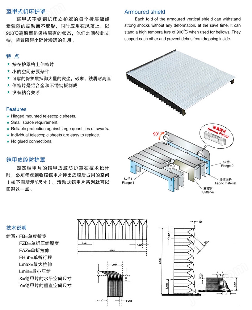 加工中心盔甲防護(hù)罩